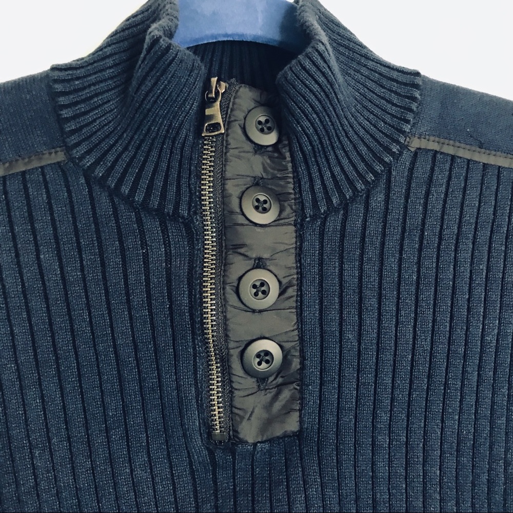 INC Ribbed Mock-neck Sweater - Picture 2 of 6